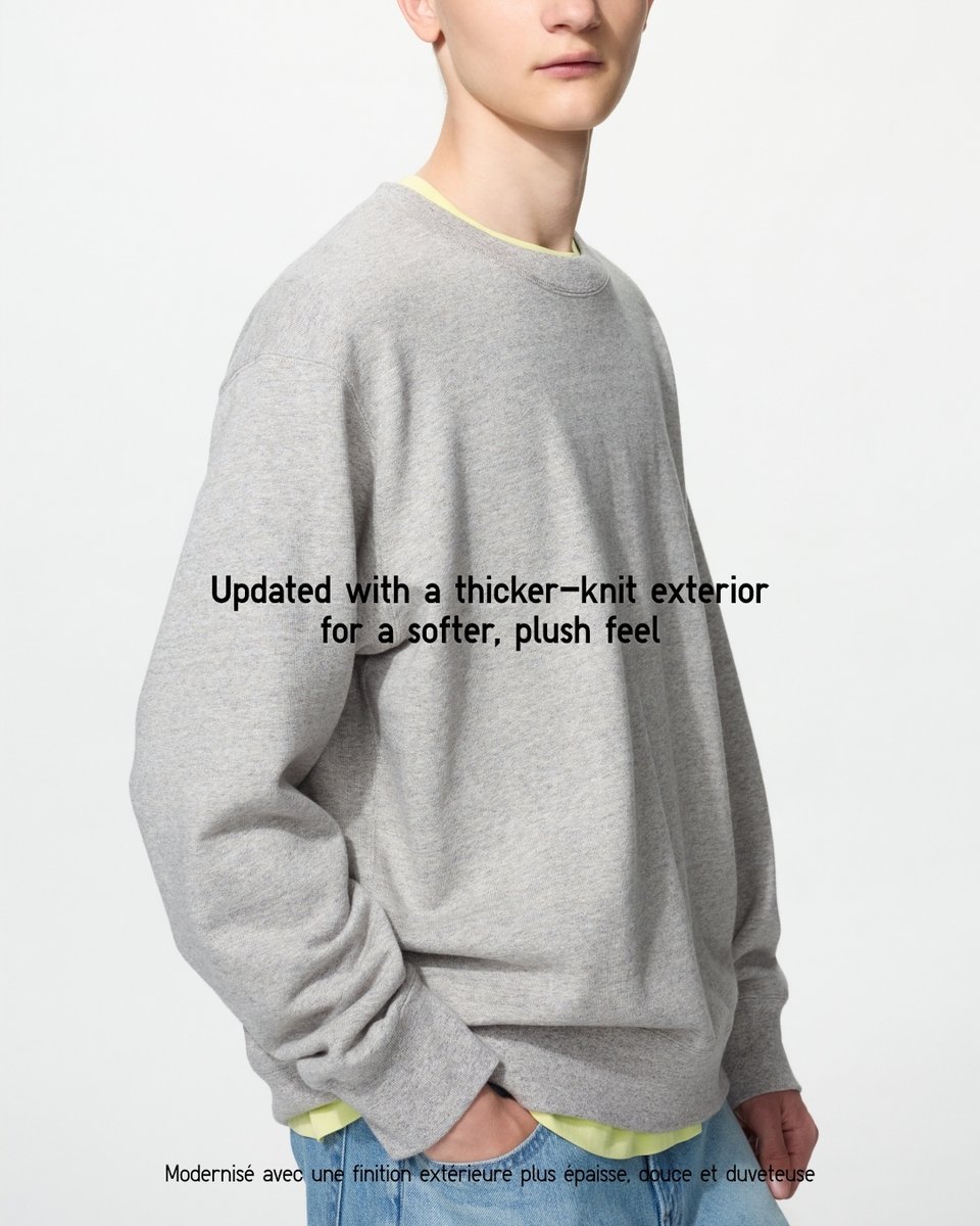 Uniqlo_Canada's tweet photo. Your favourite sweatshirt, now even better!

-

Votre coton ouaté favori, encore plus parfait!

#UNIQLOCanada #LifeWear #sweatshirt https://t.co/SXSF2y1kMz