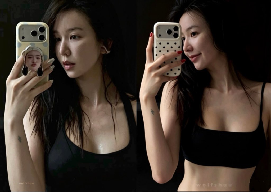 wolfshuu_'s tweet photo. she know she’s hott momm #junenannirin https://t.co/AR722Z3eHD