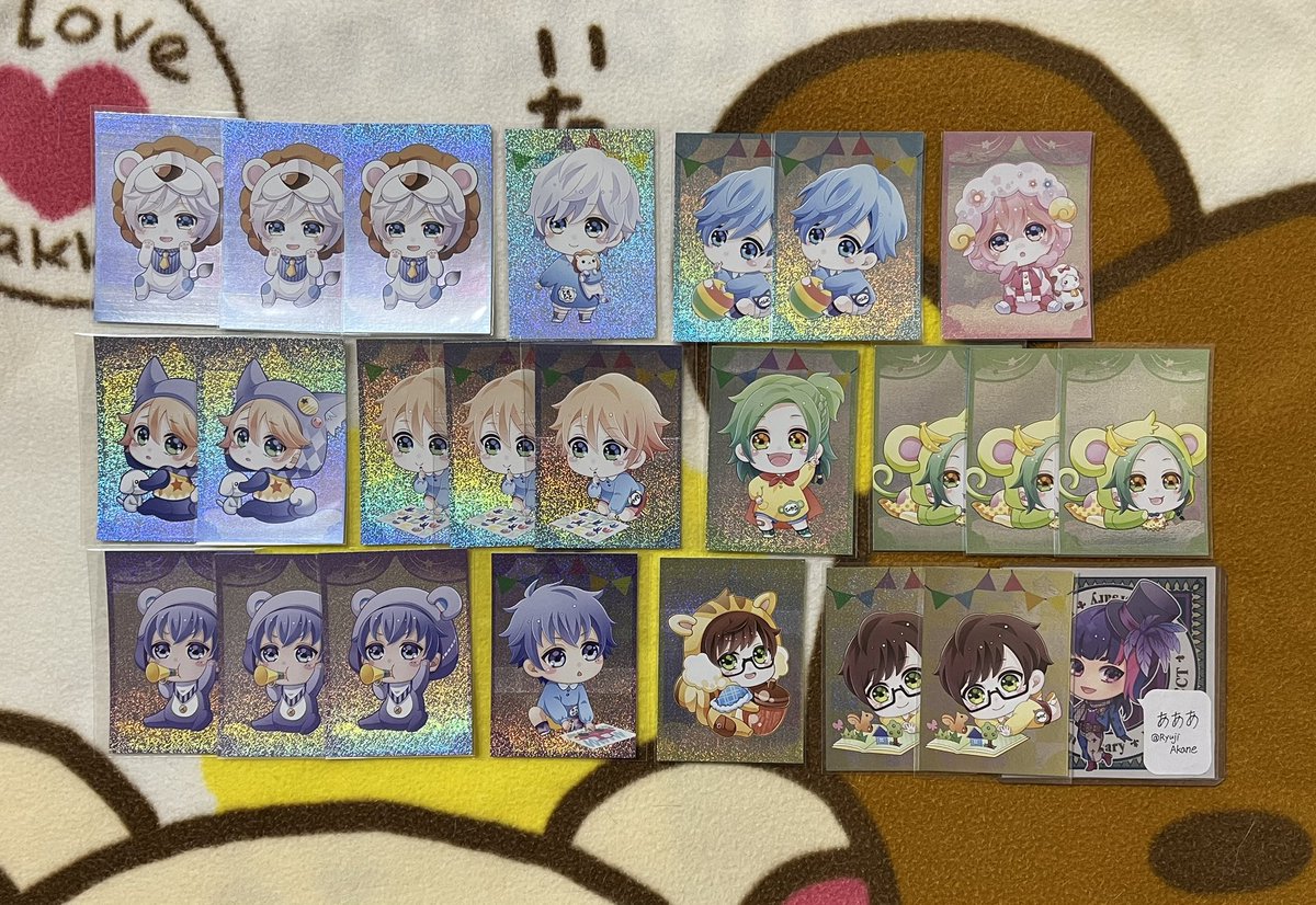 Ryuji_Akane's tweet photo. 【交換/譲渡】Bプロ B-PROJECT motto cafeホログラムカード 購入特典 しおり

譲→北門 愛染 阿修 増長 音済 王茶利
野目 釈村 不動 唯月 遙日 殿

求→是国(KiDS最優先) or 下記金額にてお譲り

❀郵送のみ
❀KiDS⇔BABYの異種交換◎
❀ホロカ:各300円/特典各500円

お気軽にお声掛けください🐈‍⬛🖤 https://t.co/nchcrvsqUz