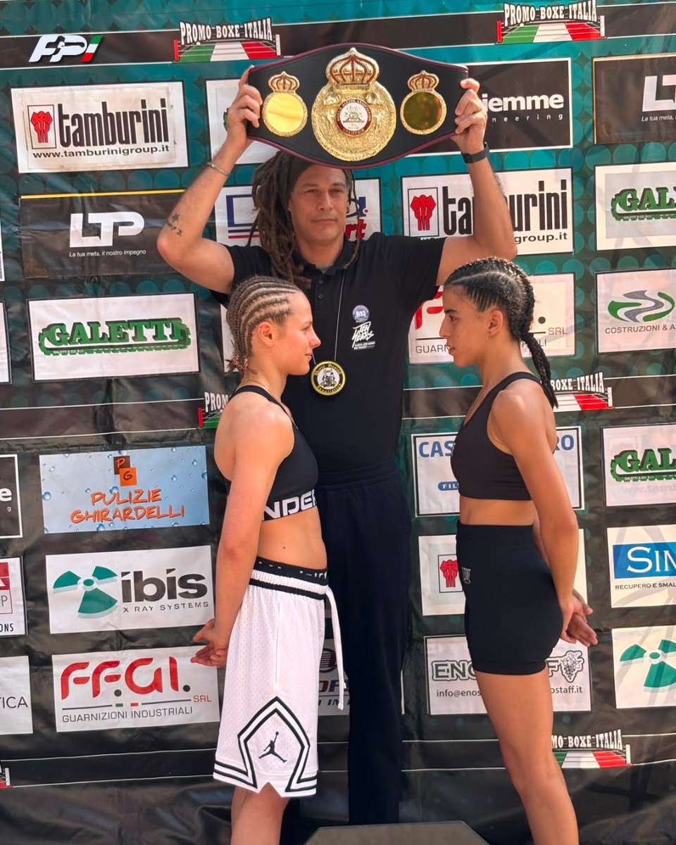 FPIBoxe's tweet photo. ⚖️ Official #weightin
🥊 🏆🇮🇹 39º Trofeo Primo Carnera
🥊 WBA Gold Paglia - Parigi Bini 🇮🇹vs Bounouar 🇪🇸
📆 11/7/2026
📺 Italia Boxe TV - https://t.co/Kx67WDiMCA - https://t.co/u10cjlCgfS - 🕰️ h 9.00 PM
#Boxing #Boxer #Pugilato https://t.co/tQMhjH1qDC