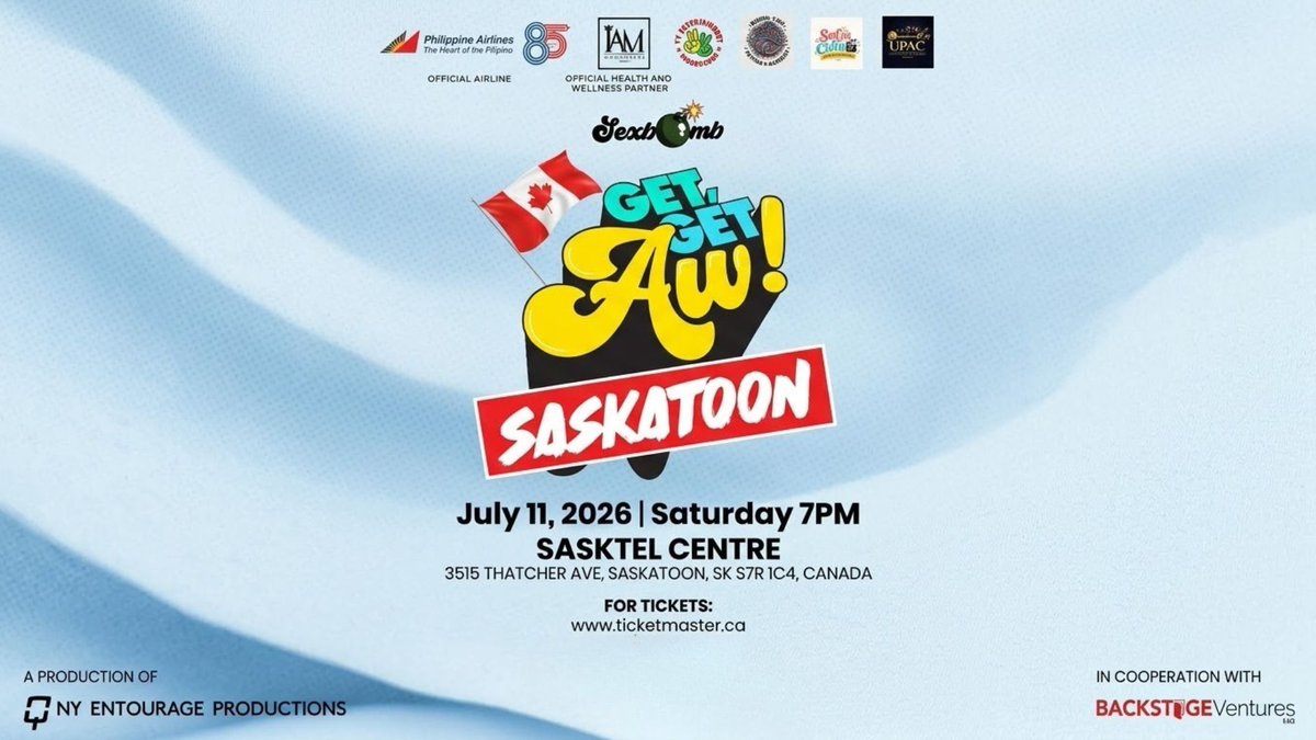 stoontransit's tweet photo. 🚌 Bus service from the Special Events Stop (23rd St &amp; 2nd Ave) to @SaskTelCtr this weekend:  
@SexBombGirls – July 11 @ 8pm  
•5:45pm  
•6:25pm 
@chancetherapper - July 12 @ 7:30pm  
•6:15pm  
•6:55pm  
🚏Drop-off at downtown terminal. Regular fares apply ($3.25/trip). https://t.co/hpgY3uoTIY