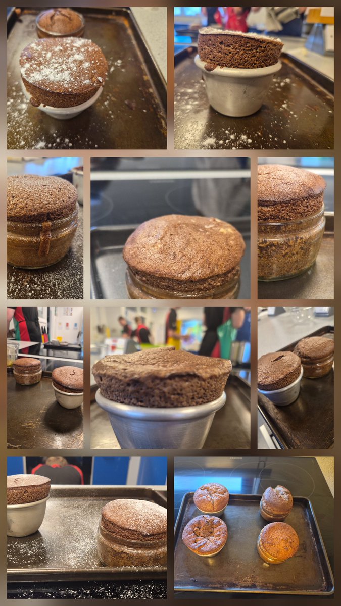 s_winterson's tweet photo. Souffle for days with year 10's this afternoon it was hot but totally worth it. We were even treated to a little happy dance from Oscar! #lovemyjob #bestdayinages #happyteacher @Millfieldhighsc https://t.co/RGMKq5llOK