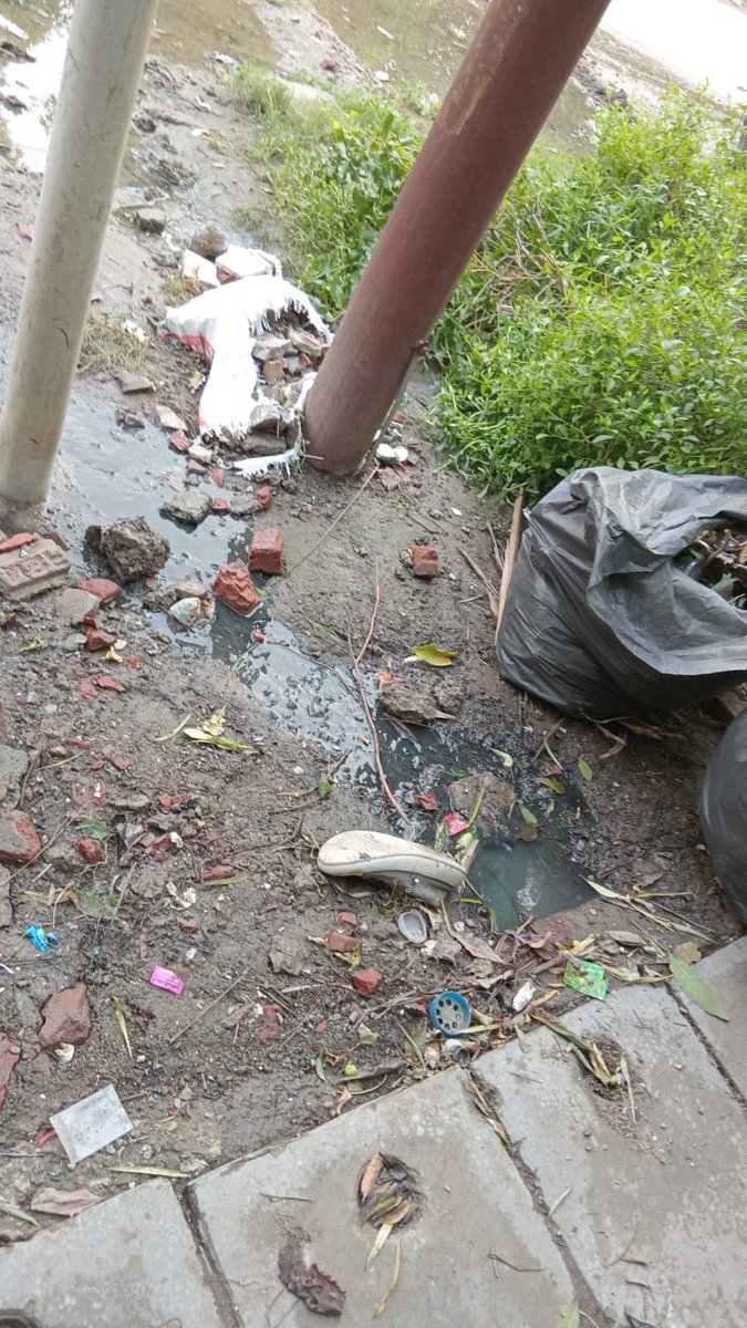 Atul_Sanghi's tweet photo. Requesting immediate cleaning of the common drain near Plots 63, 64 &amp; 65, G Block, Sector 63, Noida. The drain is clogged, causing water stagnation, foul odor, and mosquito breeding. Kindly take urgent action. @dmgbnagar @NoidaAuthority @noidajal #CleanNoida #Noida https://t.co/lWskppGBED