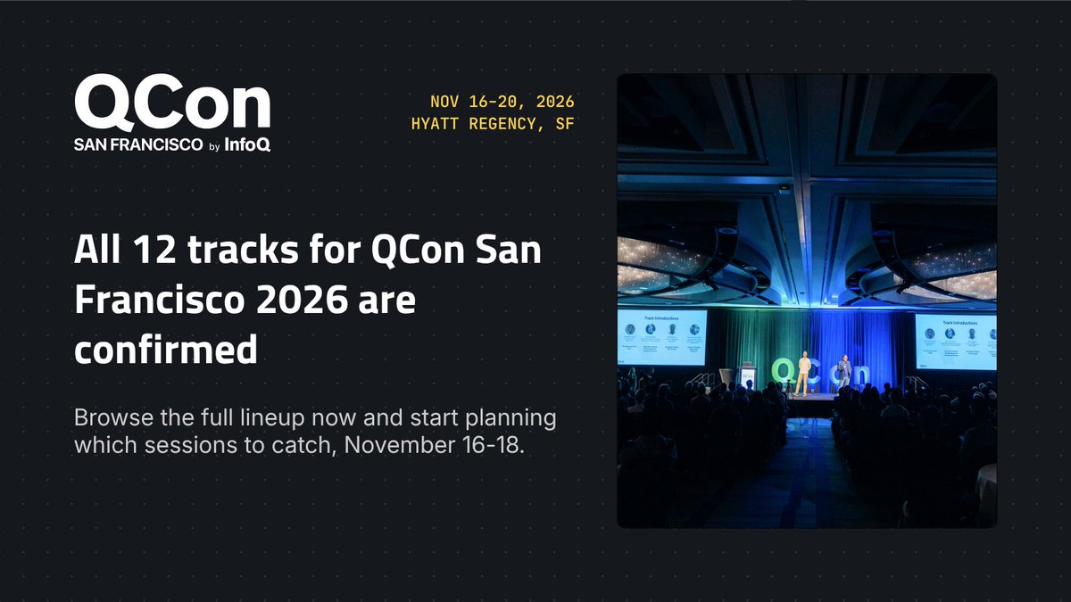 QCon Software Development Conferences tweet media