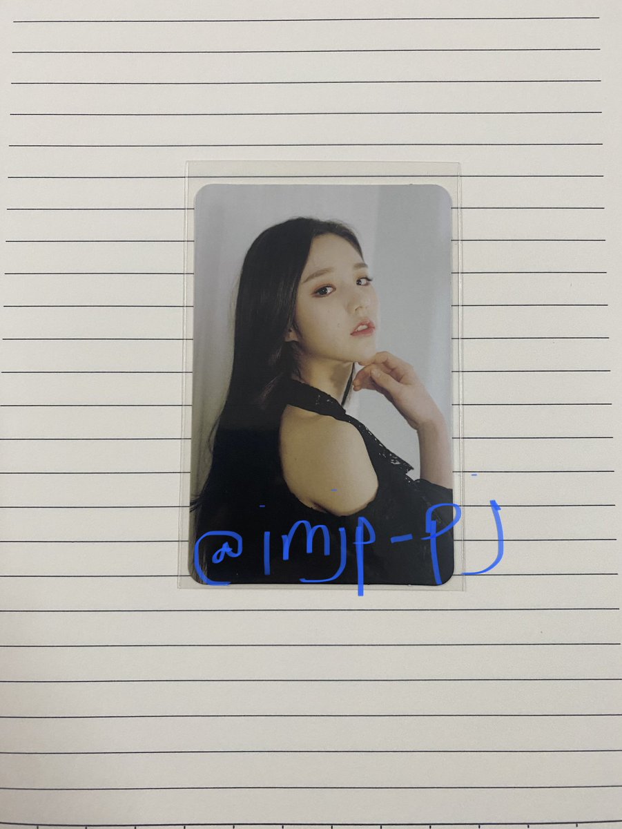 imjp_pj's tweet photo. พร้อมส่ง WTS 

การ์ดฮีจิน Heejin butterfly xx ชุดดำ (การ์ดแรร์ )

สนใจดีเอมสอบถามได้ค่ะ 
 
#ตลาดนัดลูน่า #ตลาดนัดloona #ตลาดนัดartms 희진 이달의소녀 양도 아르테미스 양도  poca photocard https://t.co/r8Sbrgycgt