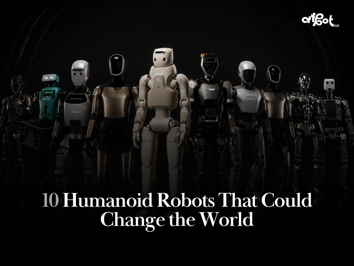 theaibothub's tweet photo. 10 Humanoid Robots That Could Change the World

Humanoid robots are no longer just futuristic concepts confined to research labs. They're already entering factories, warehouses, research labs, and even homes, powered by rapid advances in artificial intelligence, better hardware, and billions of dollars in investment.

From Tesla's Optimus and Figure's latest humanoid to Boston Dynamics' Atlas, 1X's NEO, and several rising challengers, a new generation of robots is competing to transform how we work and live.

In this article, we highlight 10 of the world's most important humanoid robots, what makes each one unique, and why they could play a major role in shaping the future of manufacturing, healthcare, logistics, education, and everyday life. If you want to understand where the humanoid robotics race is headed and which companies are leading it, this is the guide to read.

https://t.co/3wRY9B5kJ0