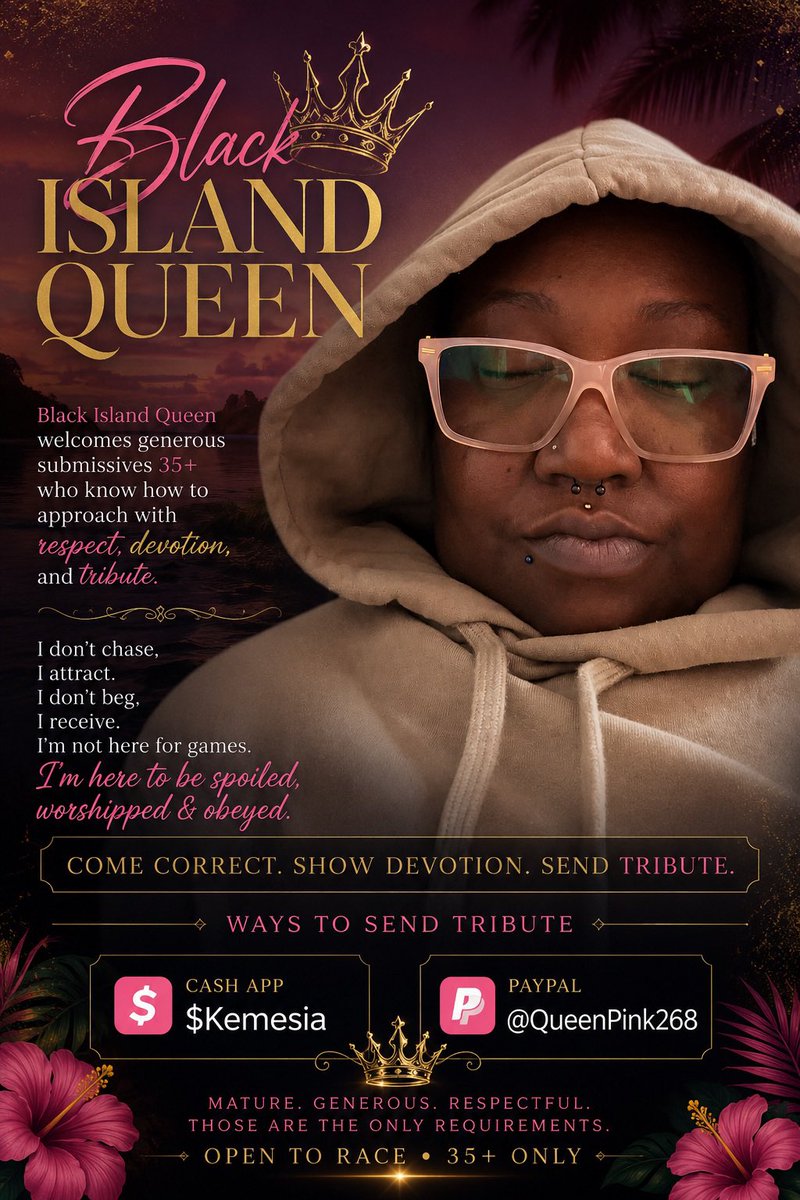 NYC_QueenMimi's tweet photo. Know your place & treat this Queen accordingly
✨ Exclusive content, captivating conversations, a luxurious experience await.
Limited offer - Free trial for 7 days!
https://t.co/fuxTDq9NLy
#OnlyFans #FetishOnlyFans #Findom #BlackQueen #senualDomination https://t.co/c4VWhUv7ez