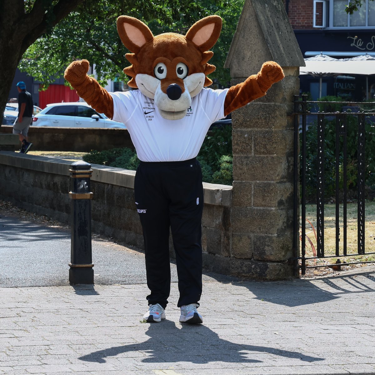 leicsccc's tweet photo. An incredible effort. 👏

Stewart Walker, dressed as Charlie Fox, has completed the 26-mile walk from Uptonsteel Grace Road to Trent Bridge alongside his son, TJ, and Anna Stead.

A huge congratulations to you all! 🎉

There's still time to support the cause by donating below. ⤵️

https://t.co/RTomYvpgZY