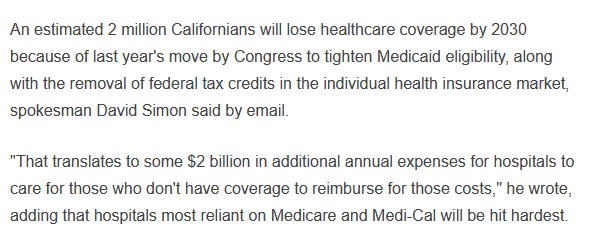 ProtectCareCA's tweet photo. LAYOFFS at Bakersfield hospitals right in David Valadao's district. 

His hometown newspaper blames the Medicaid cuts Valadao voted for.
https://t.co/OYoM7WGRjH https://t.co/yqUd7aCT3q