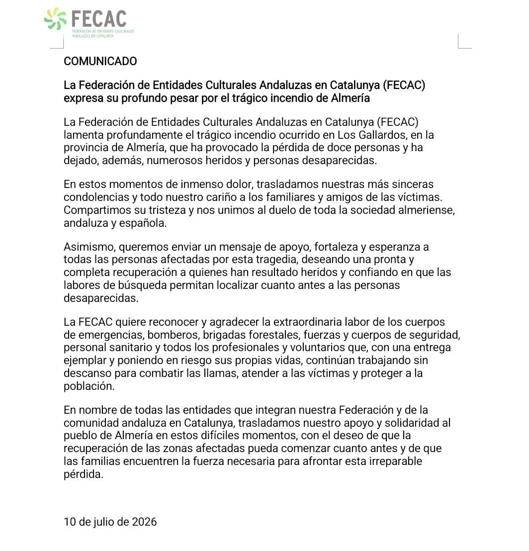 FederacionFecac's tweet photo. COMUNICADO | COMUNICAT https://t.co/32uEjqhYRu