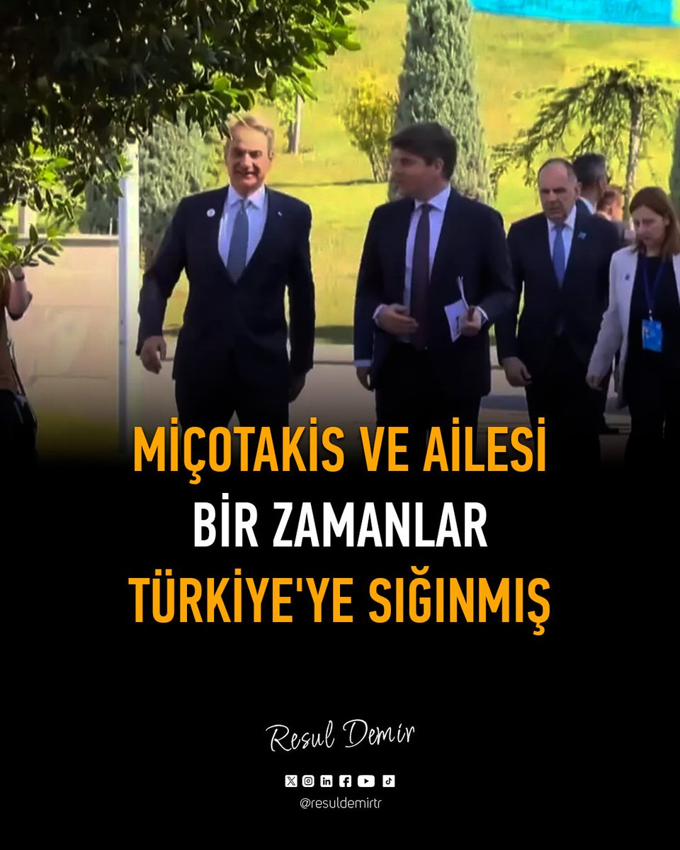 resuldemirtr's tweet photo. Yunanistan Başbakanı Kiryakos Miçotakis'in ailesinin Türkiye ile ilgili, bugün pek hatırlanmayan dikkat çekici bir geçmişi bulunuyor.

Yunanistan'da Albaylar Cuntası'nın iktidara gelmesinin ardından dönemin önemli siyasetçilerinden Konstantinos Miçotakis, siyasi baskılar nedeniyle ülkesini terk etmek zorunda kaldı.

Konstantinos Miçotakis, dönemin Türkiye Cumhuriyeti Dışişleri Bakanı İhsan Sabri Çağlayangil'in yardımıyla ailesiyle birlikte Türkiye'ye sığındı. O sırada henüz 6 aylık bir bebek olan bugünkü Yunanistan Başbakanı Kiryakos Miçotakis de ailesiyle birlikte bir süre İstanbul'da güvenli bir şekilde misafir edildi.

Türkiye, siyasi görüş ayrılıklarına ve iki ülke arasındaki tarihsel sorunlara bakmaksızın zor durumda kalan Miçotakis ailesine kapılarını açtı. Aile, Türkiye'de kaldığı sürenin ardından Paris'e geçti.

Konstantinos Miçotakis, ilerleyen yıllarda anılarını anlatırken Türkiye'de kendilerine gösterilen misafirperverlikten övgüyle söz etmiş, İhsan Sabri Çağlayangil ile yaptığı görüşmeleri ve gördükleri yakın ilgiyi özellikle vurgulamıştı.

Yıllar sonra Kiryakos Miçotakis, Yunanistan Başbakanı oldu. Bugün Türkiye'ye yönelik kullandığı sert ifadeler ve zaman zaman gerilimi artıran açıklamaları tartışılırken, ailesinin en zor dönemlerinden birinde Türkiye'den gördüğü bu yardımı da hatırlaması gerekir.

Çünkü tarih yalnızca devletlerin çıkarlarını değil, insanların gördükleri iyilik karşısındaki tavırlarını da kaydeder.

Bebekliğinde ailesiyle birlikte Türkiye'nin güvenli limanında korunan bir siyasetçinin, bugün Türkiye hakkında konuşurken tarihin bu sayfasını göz ardı etmemesi beklenir.

Türkiye, Miçotakis ailesine ihtiyaç duydukları anda kapılarını açmıştı. Aradan yıllar geçmiş olsa da böylesine önemli bir iyiliği hatırlamak, kullanılan dile dikkat etmek ve geçmişte uzatılan dost eline karşı vefa göstermek her şeyden önce insani bir sorumluluktur.

Devletler zaman zaman karşı karşıya gelebilir, siyasi çıkarlar değişebilir; ancak insan geçmişte gördüğü iyiliği unuttuğunda tarih karşısında mahcup olur.