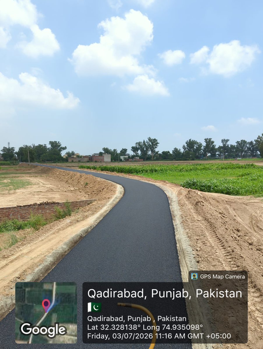 cwdpunjab's tweet photo. #سڑکیں_بحال_پنجاب_خوشحال
#سوہنے_پنڈ_سوہنیاں_راہنواں
Under Chief Minister @MaryamNSharif 𝐋𝐨𝐜𝐚𝐥 𝐑𝐨𝐚𝐝𝐬 𝐏𝐫𝐨𝐠𝐫𝐚𝐦, restoration of rural roads across Punjab.
#roadrestorationprogram #localroadsprogram #PunjabProgress #BuildingPunjab #roadinfrastructure #DevelopingPunjab #Narowal