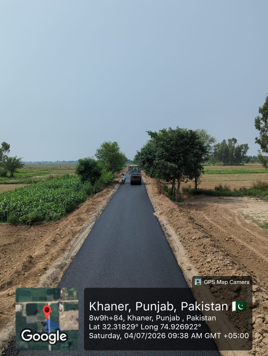 cwdpunjab's tweet photo. #سڑکیں_بحال_پنجاب_خوشحال
#سوہنے_پنڈ_سوہنیاں_راہنواں
Under Chief Minister @MaryamNSharif 𝐋𝐨𝐜𝐚𝐥 𝐑𝐨𝐚𝐝𝐬 𝐏𝐫𝐨𝐠𝐫𝐚𝐦, restoration of rural roads across Punjab.
#roadrestorationprogram #localroadsprogram #PunjabProgress #BuildingPunjab #roadinfrastructure #DevelopingPunjab #Narowal