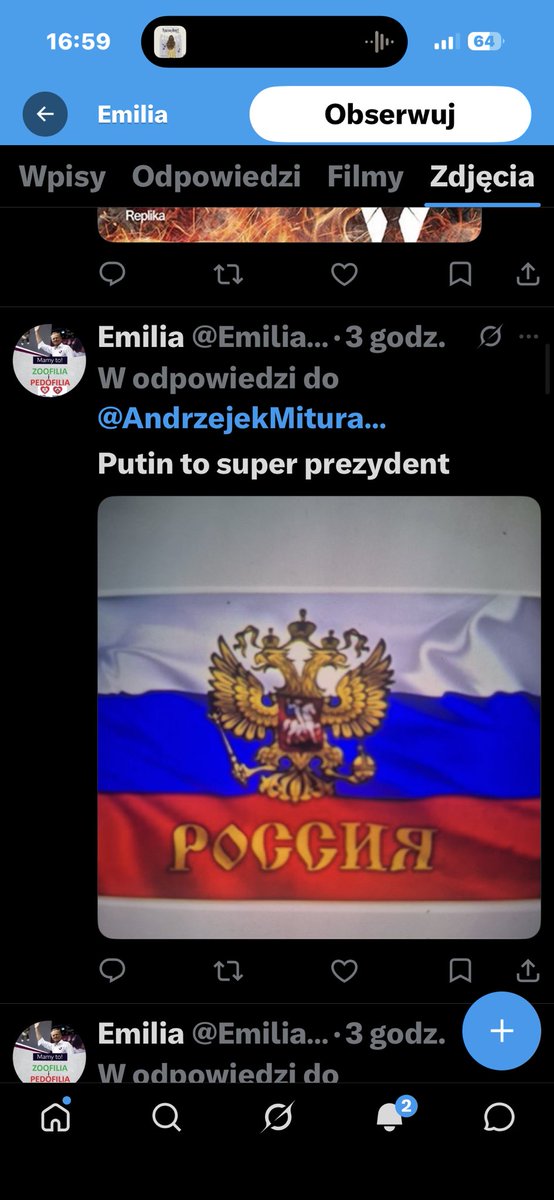 Alaewa77's tweet photo. Blokujcie i zgłaszajcie to konto. 
Zwolenniczka Nawrockiego i zarazem Putina https://t.co/KPNWBnKRUO