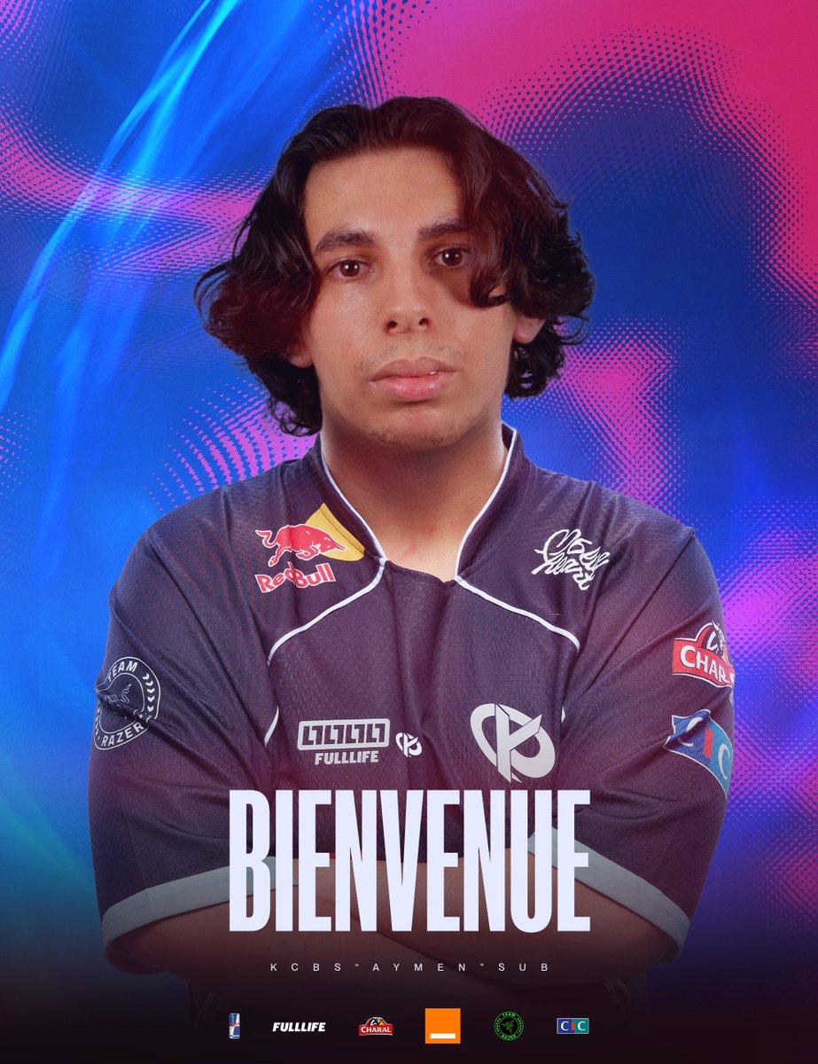 KarmineCorp's tweet photo. Mais ce n'est pas tout : nous accueillons également @aymenkaze en tant que Sub au post de Support 🛡️

Il remplacera @alaric_lol pour le premier weekend de reprise les 18 et 19/07 ! #KCORP https://t.co/TWAuAI476i