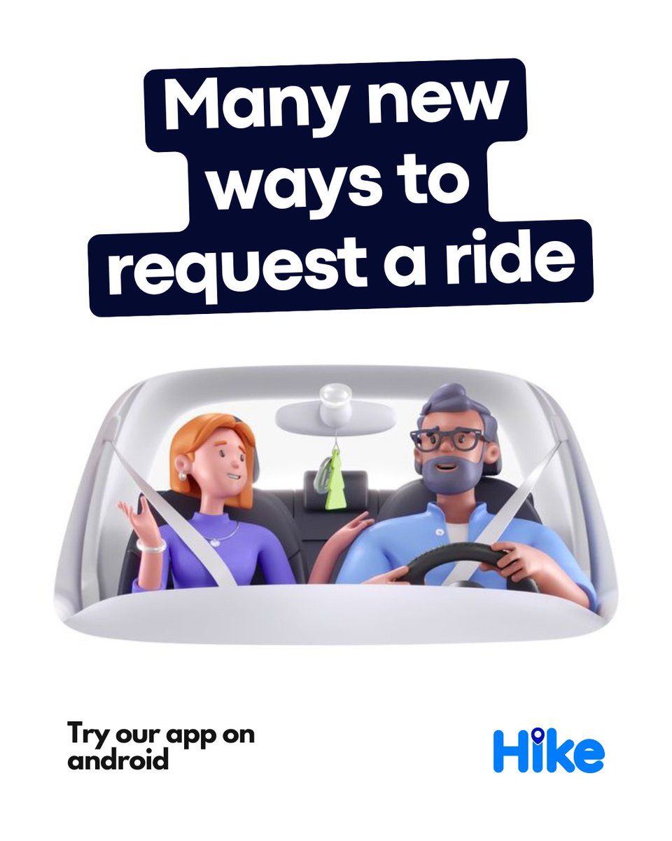 hikeappsa's tweet photo. Don't be the last one to discover Hike!

Book rides. Offer lifts. Save money. Earn money.

Try Hike on Android today. 💙 https://t.co/Ciw775jq9a

#HikeZA #RideSmarter #SouthAfrica https://t.co/TAzcgDZx6F