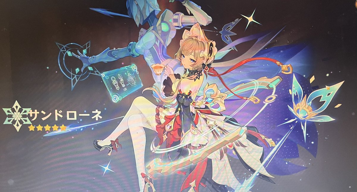 katori321's tweet photo. よっしゃあああｱﾞｱﾞｱﾞｱﾞｱﾞ( ˶'ᵕ'˶)و
ホントにおかえりサンドローネ！！！

今回のイベント(まだ途中だが)しかり、実装分かってても実際に会えると超嬉しいねコレ

八重様や瑞希ちゃんも強なったし、感無量。

 #原神 https://t.co/4OLXnpA4nP