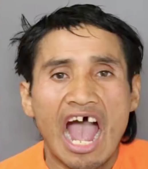 PecanC8's tweet photo. This is EXACTLY why I support ICE!

🚨 Mexican illegal Hernando Garcia-Morales, with a lengthy criminal record, tossed a rock from a NJ turnpike overpass, breaking a school bus window and fracturing an 8-year-old girl’s skull.

Morales was found and arrested 2 days later at a homeless shelter, grinning like a lunatic in this mugshot.

Once again, an ILLEGAL who never should have been here.