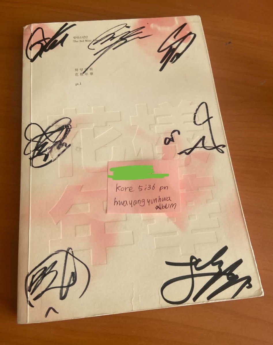rochelm123's tweet photo. OT7 SIGNED ALBUM
BTS HYYH Pt.1 – Peach Version

✨ Bimae/Promo Category Album
✅ Official 비매 (Bimae) / Not for Sale sticker on the back
✅ Signature appears authentic (not a fake signature)

Serious buyers only.
📩 PM me for a detailed video of the album and signature. https://t.co/CpbcVqiBvF