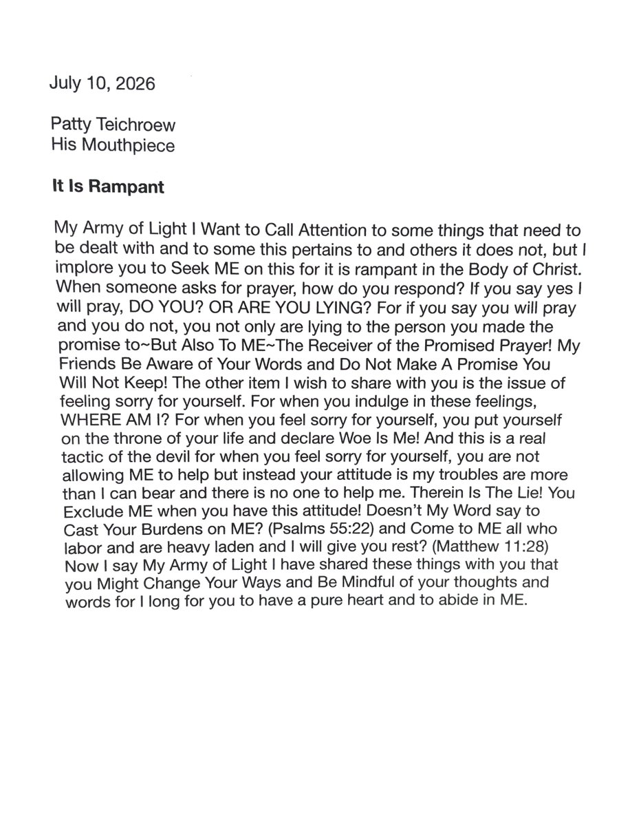Patty Teichroew His Mouthpiece tweet media