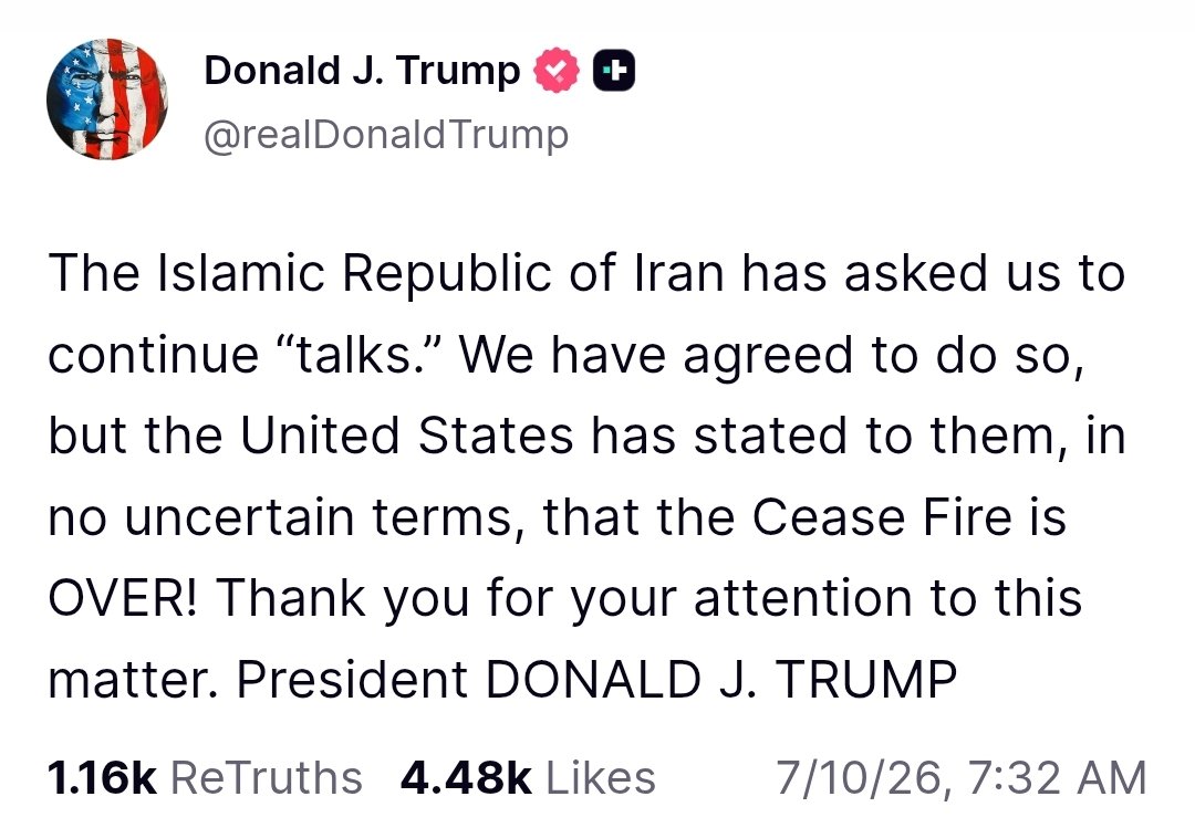prayingmedic's tweet photo. The ceasefire is over. https://t.co/Z7XVgpiovv