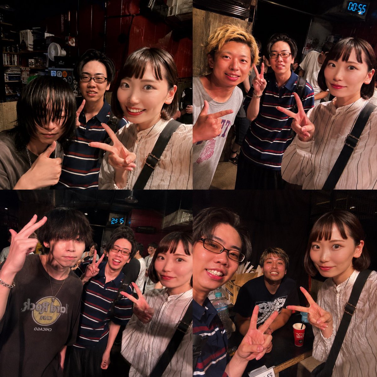 riu_rosetta's tweet photo. Daisycallのワンマンライブへ✩.*˚
私も出演した1st MV「soda」や「haru」でギターを演奏されていたタイスケさんと
一緒に観たよー!!
お客さん含めてかなりのアットホーム❤️🔥
ライブはちゃんとパンクロックで良い汗かいた
#daisycall #デジコ #バンド #MV出演 https://t.co/eBxk01lkde