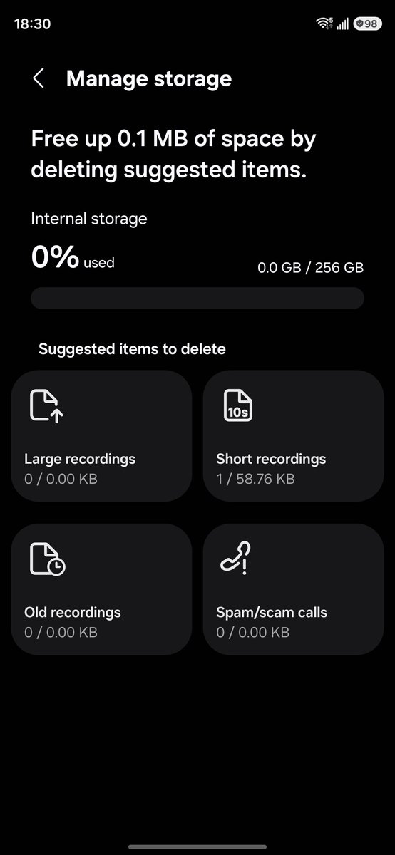 GalaxyTechie's tweet photo. [APK] One UI 9 Voice Recorder adds dedicated storage manager, auto transcribe, record conversion, cloud transcription, UI changes and more. Large, short, old recordings are suggested for deletion alongside spam/scam calls. Transcript assist auto transcribes up to 3 hours long. https://t.co/nY7UQzm8RJ