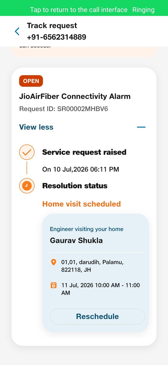 PAPPUKMR547's tweet photo. @reliancejio @JioCare @AmbaniKaVansaj 
सबसे खराब सर्विस jio का है। 8/7/2026 से परेसान हु, फिर भी ना कस्टमर केयर का फोन लगता है ना ही लोकल jio care वाले सुन रहे है।
लगता है jio इंडिया मे अपना राज (मनमानी) ।।।।।।।।।।।।.........? https://t.co/aO5CnfoIpJ