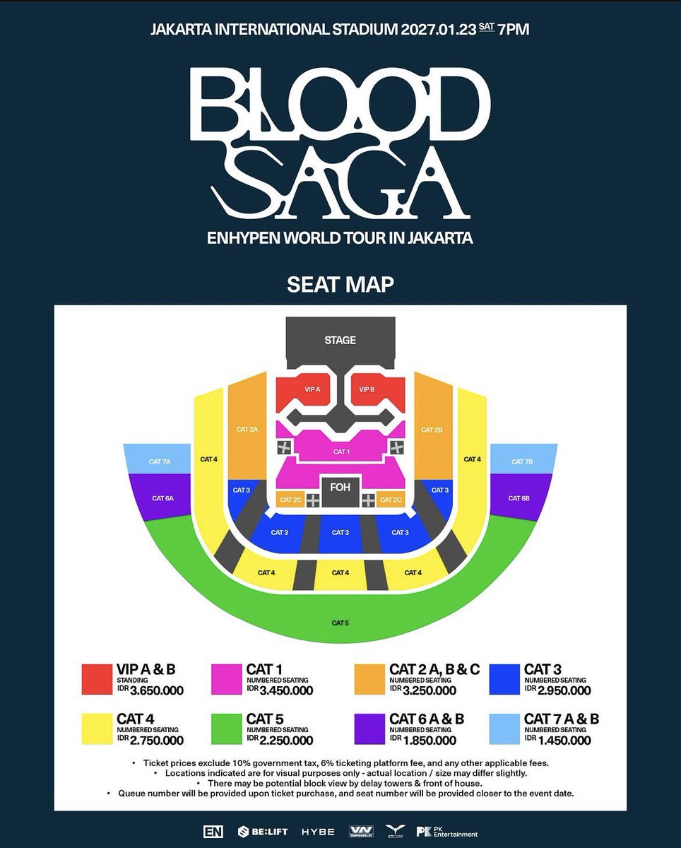 vestixid's tweet photo. [ OPEN JASA JOKI WAR TIKET] 🎫
ENHYPEN WORLD TOUR 'BLOOD SAGA' IN JAKARTA

📅 2027.01.23 (SAT)
📍 Jakarta International Stadium

Ticket Open:
— ENGENE MEMBERSHIP PRESALE
— GENERAL ONSALE

⚡ LIMITED SLOT, buruan amankan slotmu!
✅ NO BOOKING SLOT — payment after ticket secured

📖 PLEASE READ TNC CAREFULLY before order

Open slot by: VESTIX
DM/order form: https://t.co/X6oVDvuCJp
#ENHYPEN #BLOODSAGAINJAKARTA #JokiWarTiket #VestixWarTiket