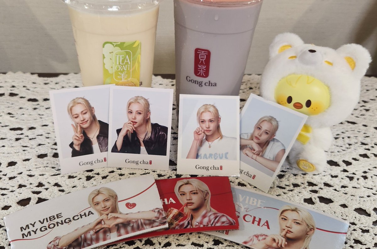 Mikoinko's tweet photo. @gongcha_japan スキズのフィリックスと、アークナイツのファントムです✨ https://t.co/9hqwboSf6e