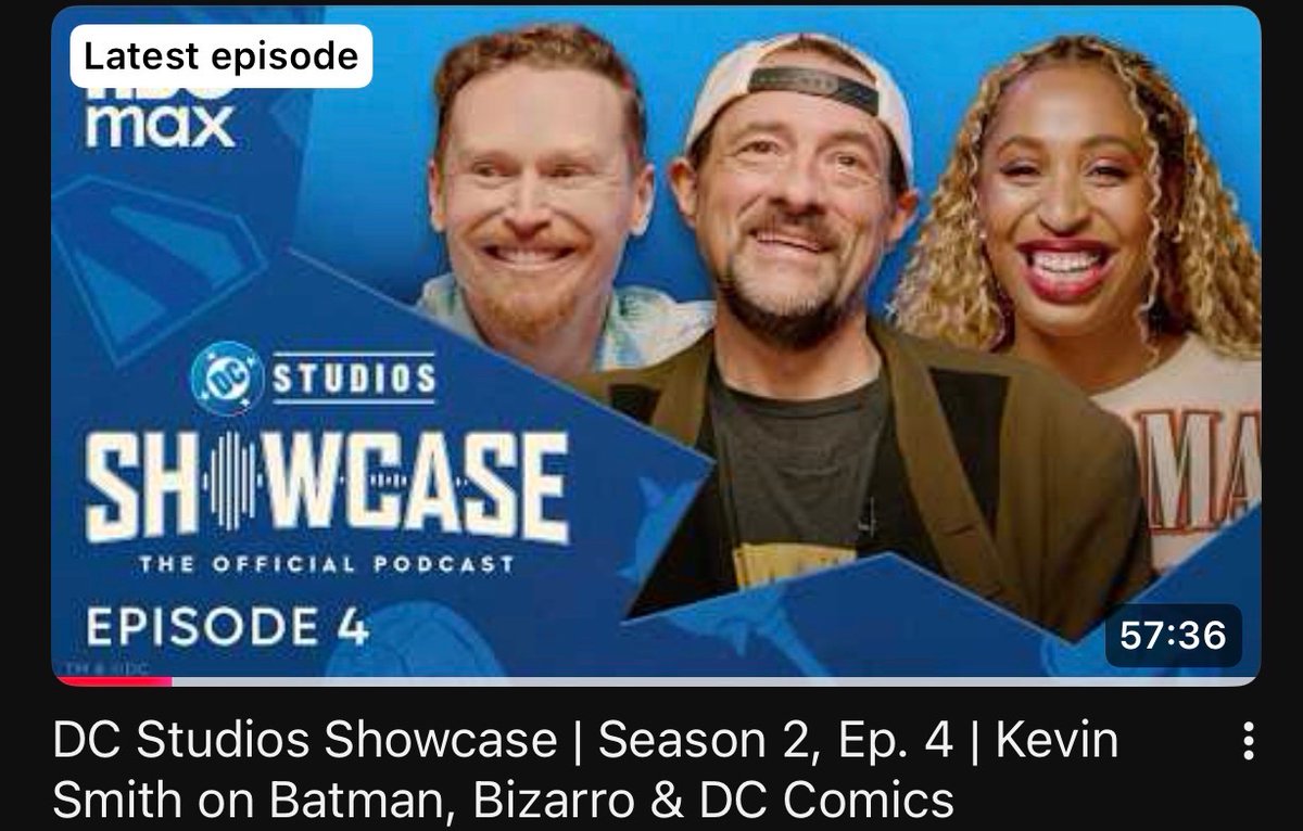 CoyJandreau's tweet photo. The Man, The (S)Myth, The Legend

We had the great @ThatKevinSmith on #DCStudiosShowcase this week  to talk all things Movie, Comic, DC, and of course BIZARRO YEAR NONE

👉 https://t.co/KJuY54iXHK👈 https://t.co/QSa3O4L6wb