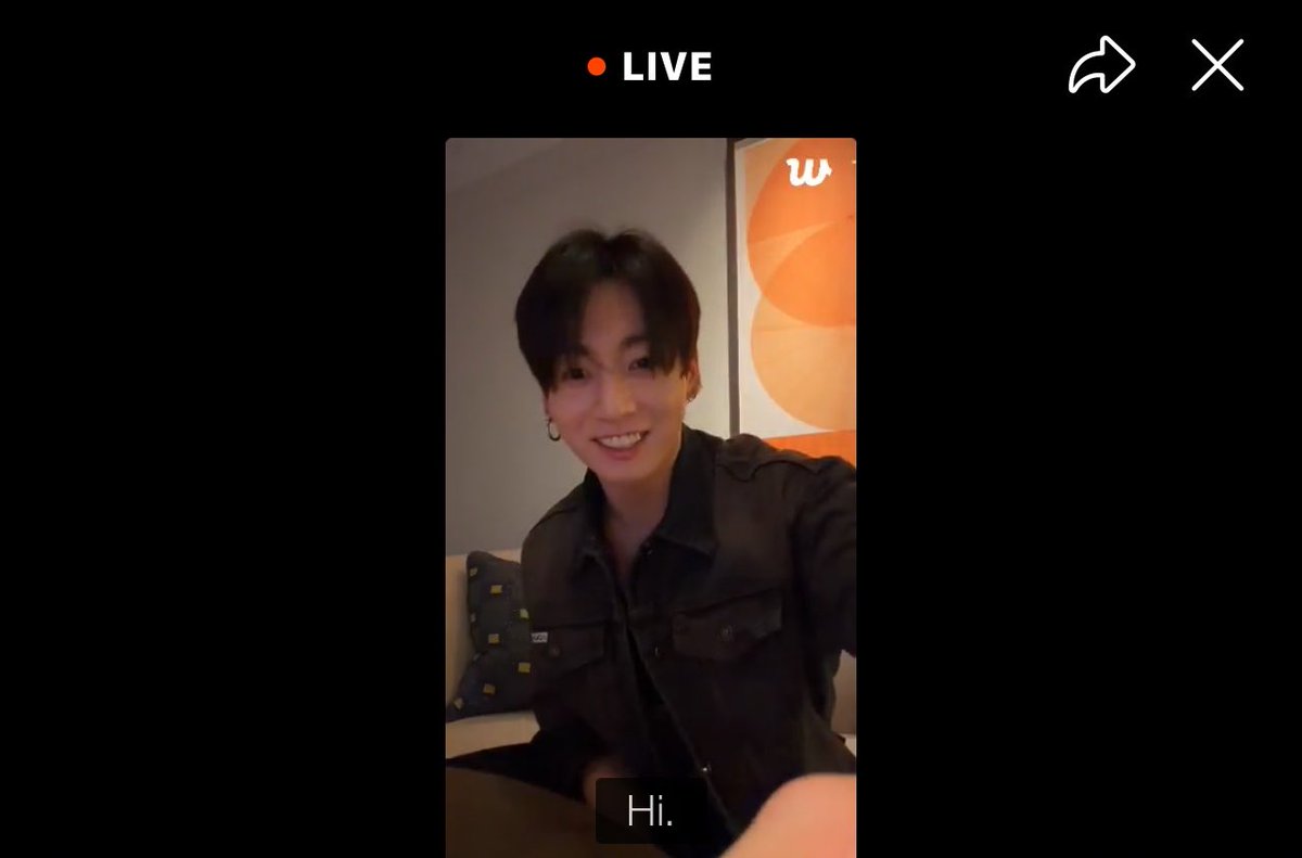 _BTSMoments's tweet photo. Jungkook was LIVE on Weverse.. 

**he said he'll back again https://t.co/yQvMLy5HD7