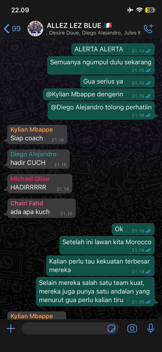 Pathmused's tweet photo. Gw minta maaf tapi ini adalah what if Diego &amp; Chairi join Timnas France dan gue sebagai Coach mereka ok 😭 (Featuring Mbappe dkk) https://t.co/X0mnfAzkJ9