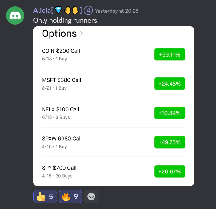 SeanValenc89161's tweet photo. Join before the next rally starts.

Discord Link Here ➡️ https://t.co/3wdVYTznzz
$AMZN
 
$META
 
$TSLA https://t.co/u8AcLspKfq