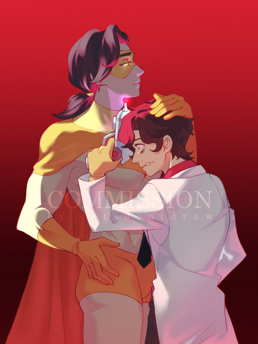 CatsDontDraw's tweet photo. "The golden eyed brothers" ⭐☀️

Sketch for Rose🌹 on instagram, of her personal AU where Goldheart and Flug are siblings.  #villainous https://t.co/JOWKPeF7Zl