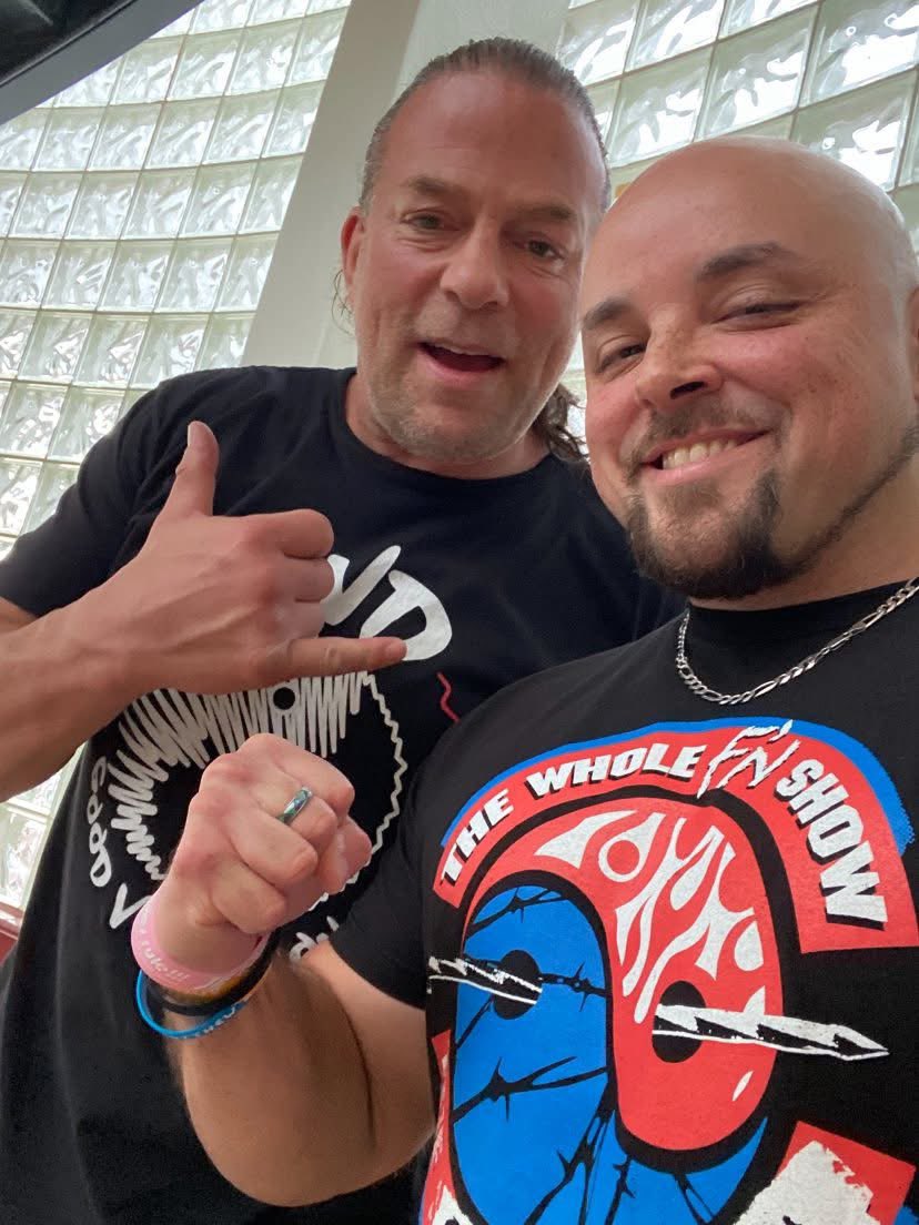 SteveMedici9's tweet photo. A year ago today with the #TheWholeFnShow #RVD @TherealRVD https://t.co/MX6qb5oZ2m