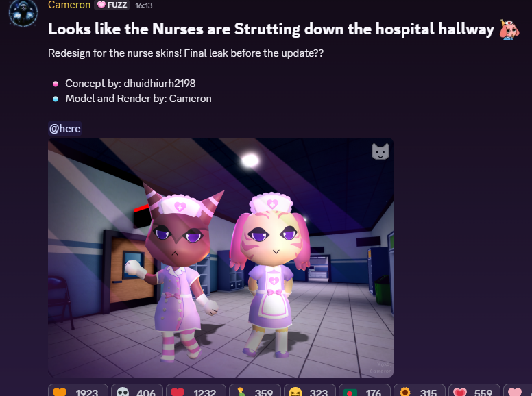 kimafuma_'s tweet photo. HOLY FUCK??? THE NURSES LOOK GORGEOUS https://t.co/AvFBhRfpzZ