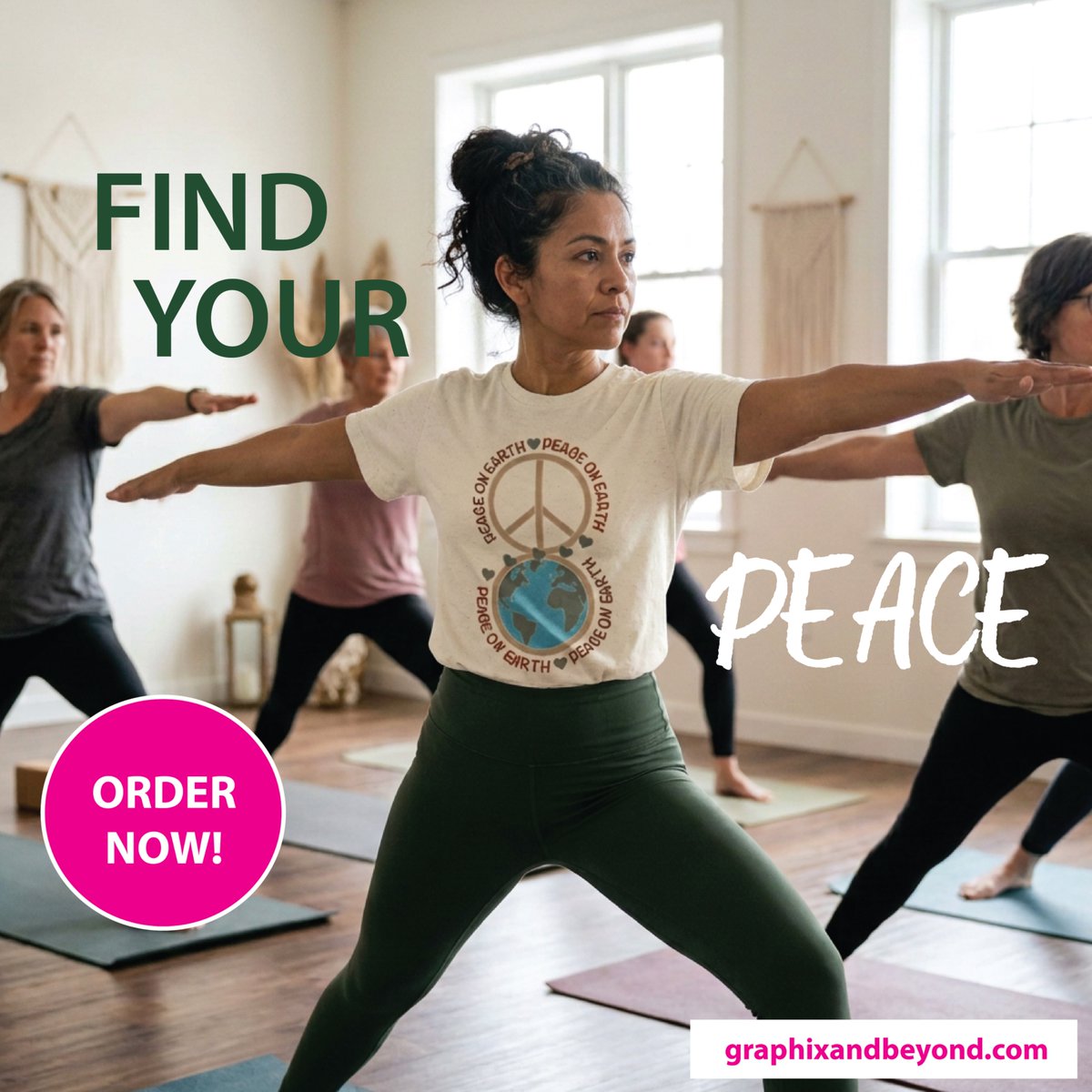 graphixnbeyond's tweet photo. Find your peace! Get your "Peace On Earth" Tee today! Available in various colors, t-shirt, long-sleeve tee, sweatshirt, and hoodie.

Buy now: https://t.co/RSFFHpYQ0p

#findyourpeace #peaceforever #peaceonearth #positivevibes #tshirts https://t.co/DTLdmgTWqK