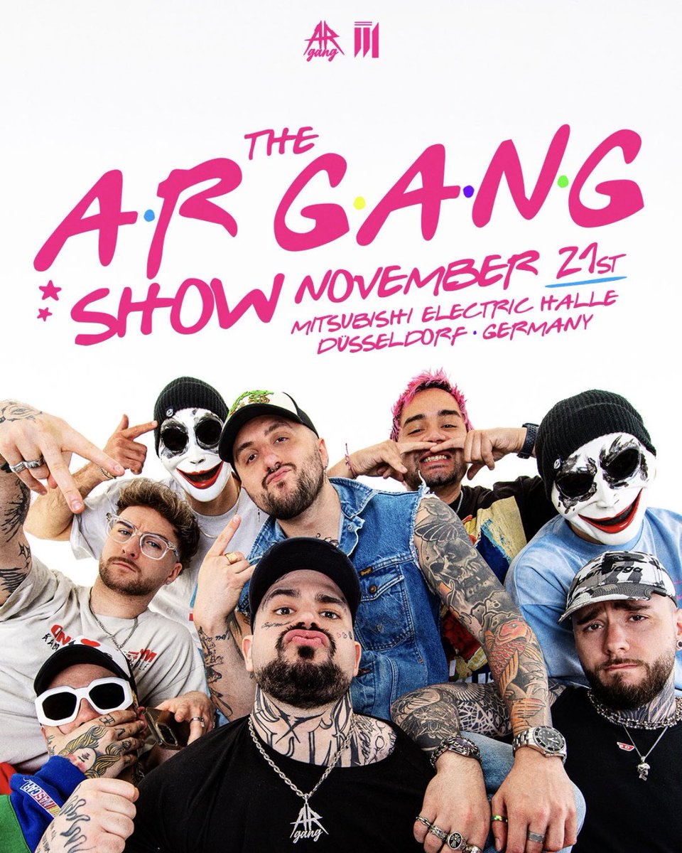 Festseasonmedia's tweet photo. Musical Madness pres. ‘The AR Gang Show’
Mitsubishi Electric Halle, Dusseldorf

November 21 https://t.co/156xeDIWlX