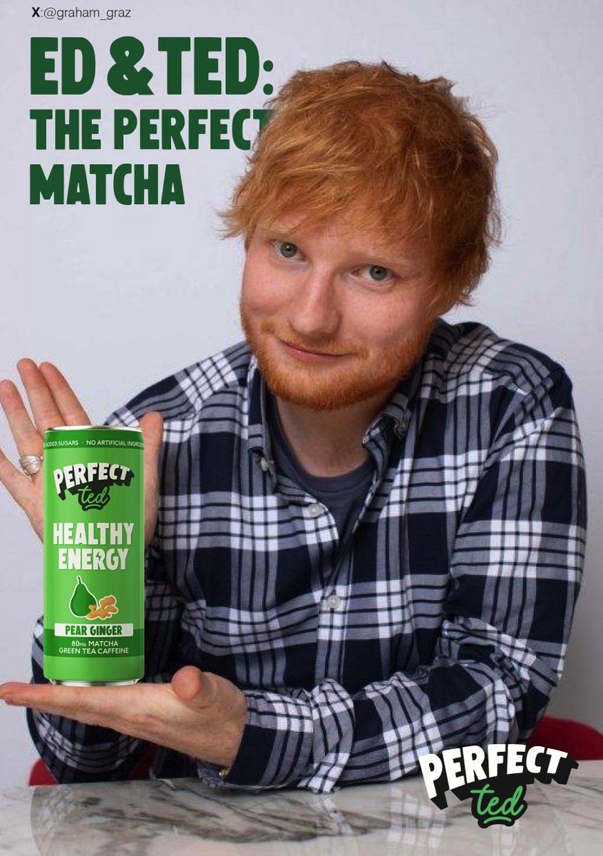 graham_graz's tweet photo. One Minute Brief of the Day - 10/07/26 Create posters that makes people want to try #PerfectTedMatcha, showing the versatility of the ingredient - and makes the case for matcha as a better kind of energy without putting coffee down. 
@OneMinuteBriefs https://t.co/bsnJEc2dc8