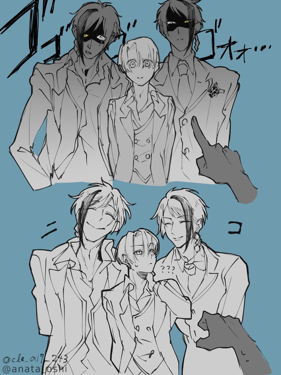 cle_a17_243's tweet photo. これはもうリーチ兄弟
⚠️♂監督生顔有り⚠️ https://t.co/ZWcJ47oCcd