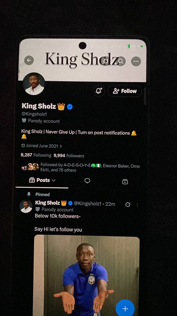 QueenpreciousD's tweet photo. Disclaimer!!! This is not king Sholz account 
Avoid falling for it pls https://t.co/jfDutHLrPe