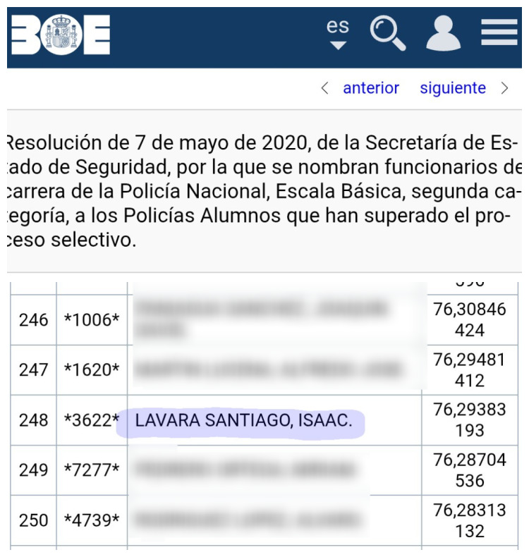 undercover_25_'s tweet photo. Se llama Isaac Lavara Santiago y es policía nacional desde 2020. Es canario pero trabaja en Madrid.

Desde su cuenta de Instagram habla, entre otras cosas, de "matar, eliminar y extinguir a los rojos". https://t.co/QYOyvg48UG