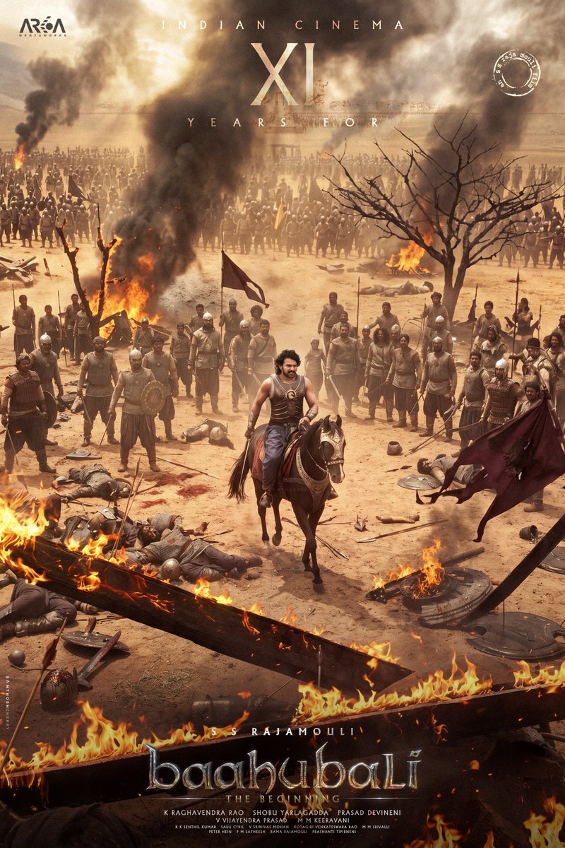 ThinkPosters's tweet photo. 11 Years of #Baahubali ❤️

As a designer, I still look at the frames, the world-building, and the detailing with the same admiration.

11 years later...
The inspiration remains as powerful as ever.

A film that changed everything for Indian cinema.

Jai Mahishmati! ❤️✊ https://t.co/l7mZl0cgGR