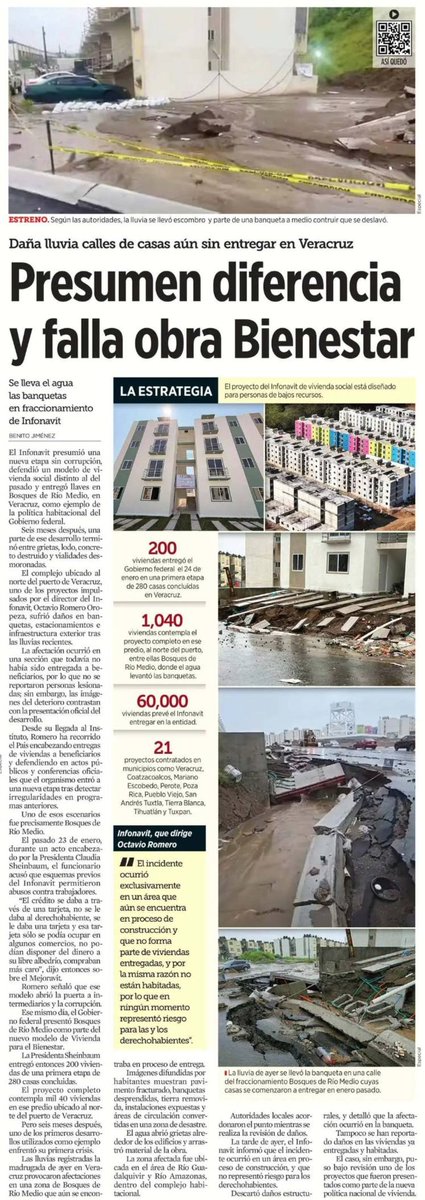 FDoringCasar's tweet photo. Mientras @rocionahle se gasta 60 millones de pesos en remodelar un salón en Xalapa para ponerle su nombre, @legisver complica a los ciudadanos la revocación de mandato en su contra

En Veracruz TODO se está cayendo a pedazos por la corrupción del #CártelDeMorena, no sólo las casas del bienestar del corrupto e inútil de @OctavioRomero_O