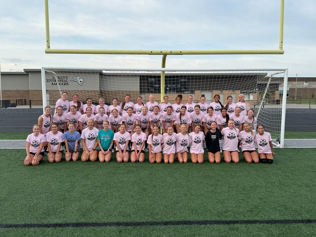 ACHSJagsSoccer's tweet photo. We had a fantastic four days of camp with over 100 campers enthusiastic about Jag soccer. Making it all possible were a wonderful staff and our incredible Jag soccer players. #tfp #jagsoccer #thefutureisbright https://t.co/KCdNod6SSo