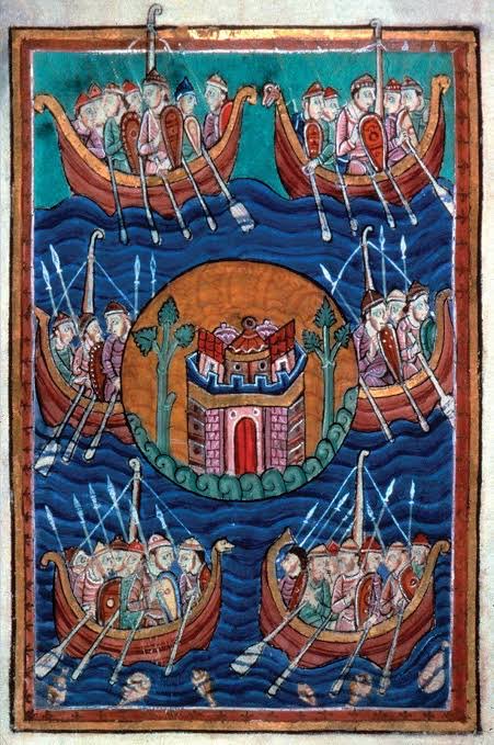 gabygz1's tweet photo. @danbarker Definitely oars were used during the raid on Lindisfarne. https://t.co/pTbhclov65