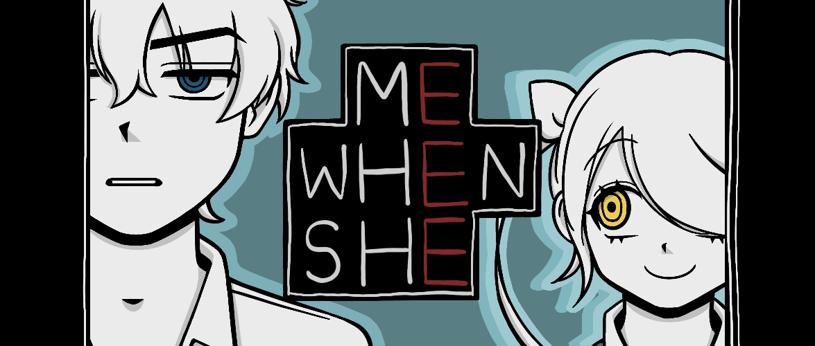 decc_dev's tweet photo. #IndieGameDev #visualnovel #スーパーゲ制デー
RPG×心理ホラーADV『Me when She』を制作しています。記憶を失った二人が学校をさまよう物語です。
現在デモ版を公開中！プレイ時間は2時間以上。
※現在は英語のみ対応しています。よければぜひ…
▼ダウンロードはこちら 
https://t.co/oTykGD1DtP https://t.co/N42ewB5pHV