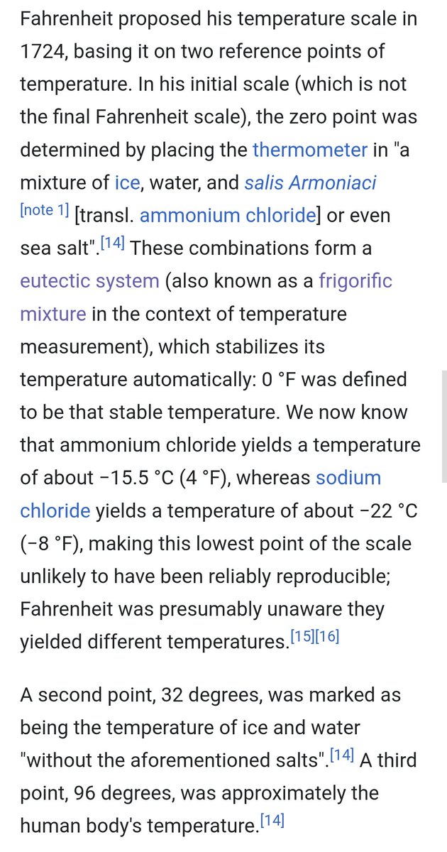 ChacalJan's tweet photo. @MightyQ @JadeAtrophis Fahrenheit scale is based on freezing and boiling point of molecules https://t.co/EPCARZKYoN