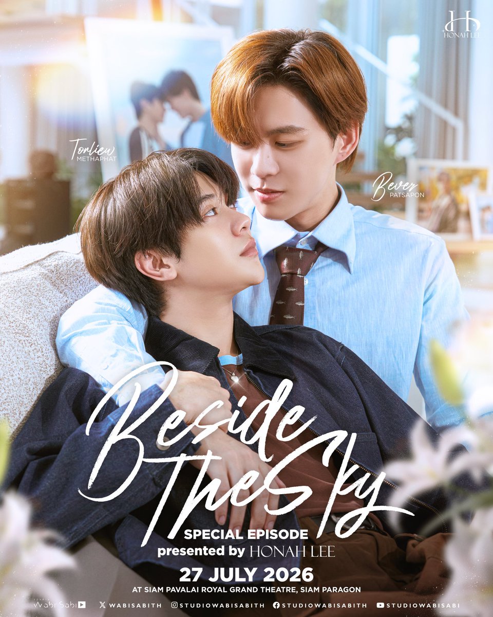 boyslovehub's tweet photo. ‘Beside The Sky’ &amp; ‘The Sun From Another Star’ are getting special episodes on July 27 and August 4. #BeverTonliew #NgernOat https://t.co/eJ2zm9yxNp